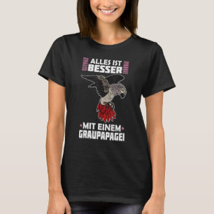 Camiseta Parques de Cinza africanos Biólogo Ornitólogo Bird