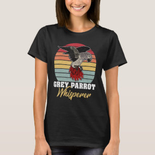 Camiseta Parques de Cinza africanos Biólogo Ornitólogo Bird