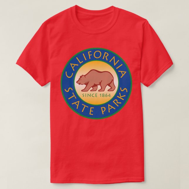 Camiseta Parques Estaduais da Califórnia (Frente do Design)