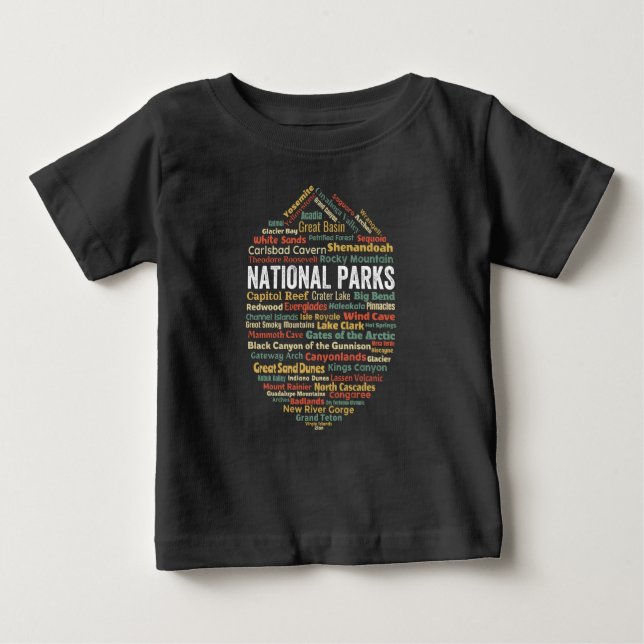 Camiseta Parques Nacionais dos Estados Unidos (Frente)