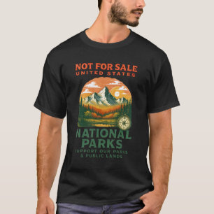 Camiseta Parques Nacionais Não Para Venda Apoie Nossos Parq