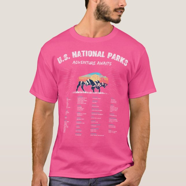 Camiseta Parques Nacionais - Perfurar Ideias do Presente -  (Frente)
