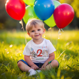Camiseta Parquinho de Aniversário dos Animais de Exploração