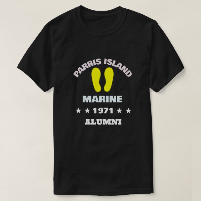 CAMISETA PARRIS ISLAND ALUMNI 71 (Frente do Design)