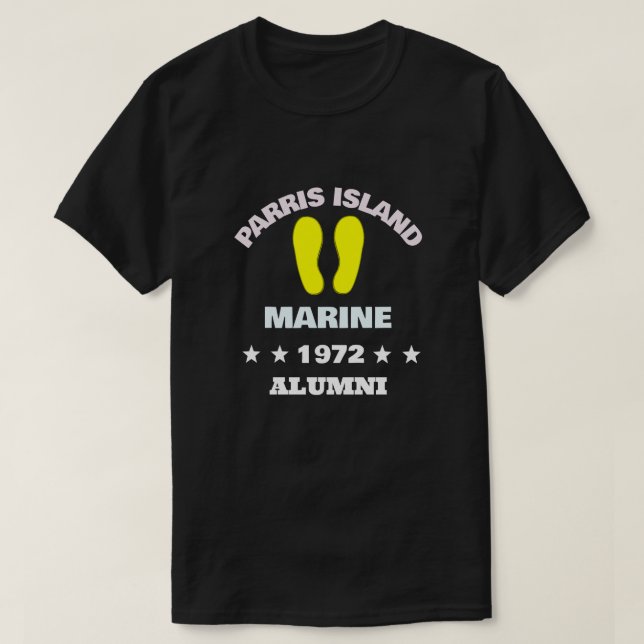 CAMISETA PARRIS ISLAND ALUMNI 72 (Frente do Design)