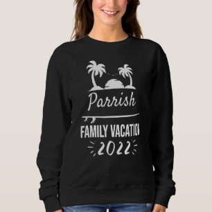 Camiseta Parrish Family Vacation Tropical Group Beach