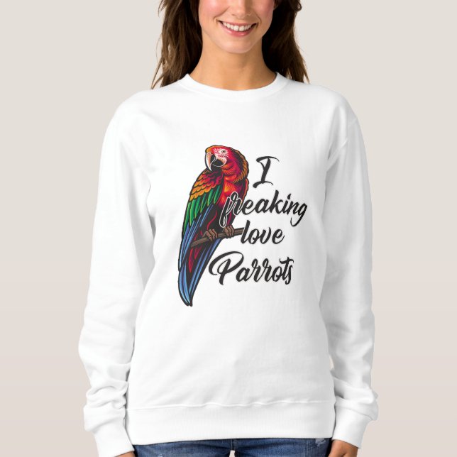 Camiseta Parrot Amante Engraçado Presente (Frente)