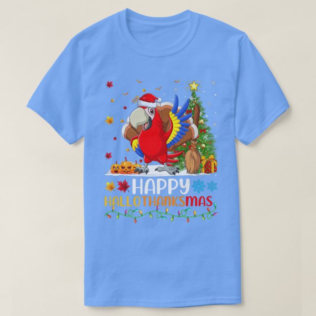 Camiseta Parrot Bird Lover Funny Happy Parrot HelloThanksMa (Frente do Design)