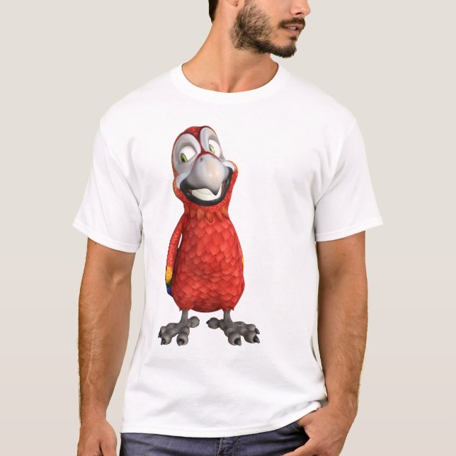 Camiseta parrot comic (Frente)