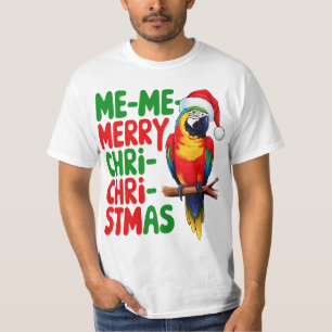 CAMISETA PARROT DE NATAL FUNNY