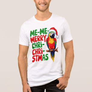 CAMISETA PARROT DE NATAL FUNNY