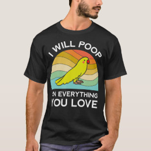 Camiseta Parrot Engraçado, Vou Citar Tudo Que Você Ama Hu