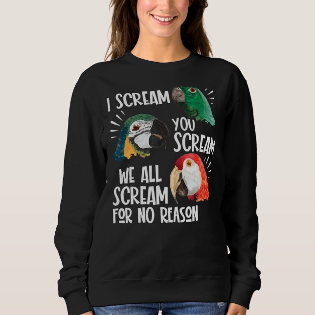 Camiseta Parrot, Eu Gritar Que Você Gritar Que Todos Nós Gr (Frente)