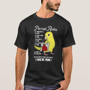 Camiseta Parrot House Regimento É Meu, Parrotlet Amarelo Pr