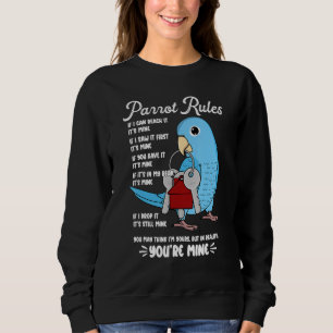 Camiseta Parrot House Regulamentação É Mim I Blue Parrotlet