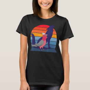 Camiseta Parrot Howling Wolf I Gritando Rosa com Gala