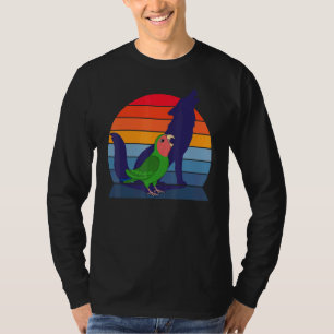 Camiseta Parrot I Howling Wolf I Gritando Rosy encarando Gr