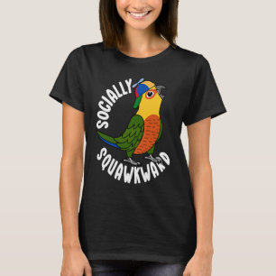 Camiseta Parrot I Jenday Conure socialmente estranho