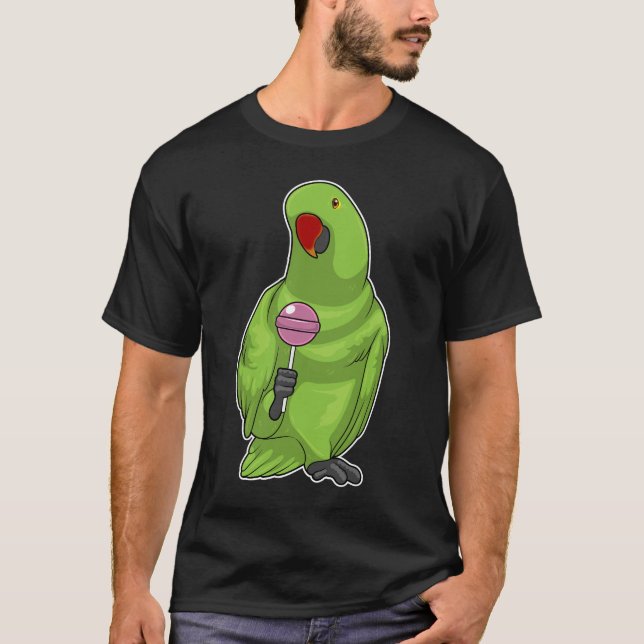 Camiseta Parrot Lollipop Sweets (Frente)