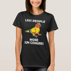 Camiseta Parrot Menos Pessoas Sun Conure