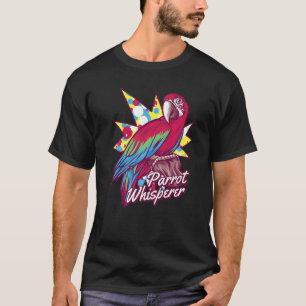 Camiseta Parrot Whisperer Parrot Falando Aves