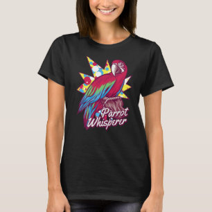 Camiseta Parrot Whisperer Parrot Falando Aves