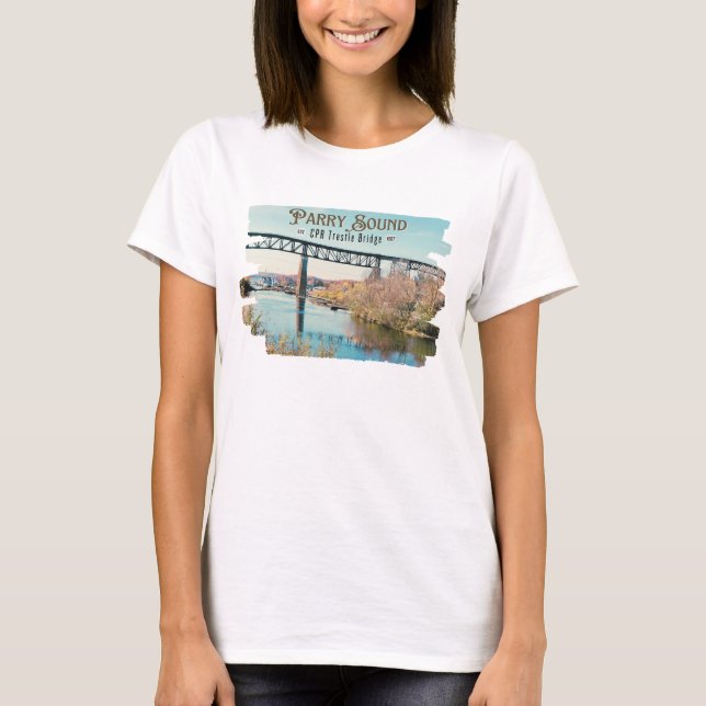 Camiseta Parry Sound CPR Trestle Bridge (Frente)