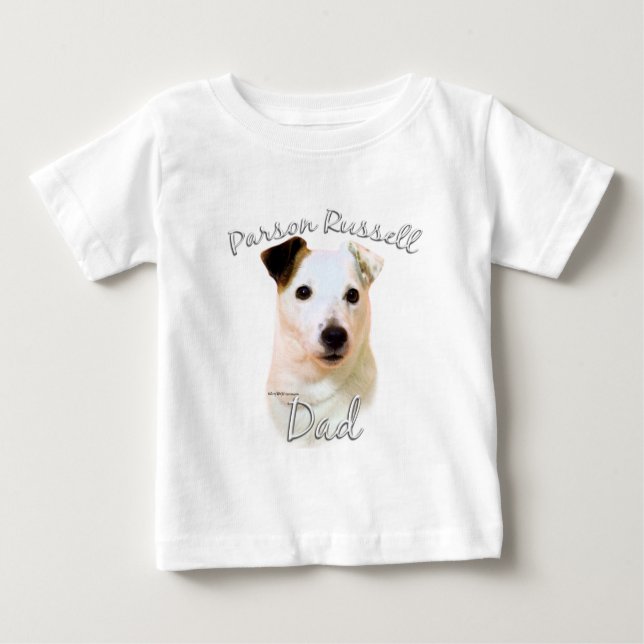 Camiseta Parson Russell Terrier (suave) Pai 2 (Frente)