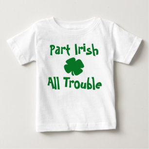 Camiseta Part Irish, All Trouble Dia de São Patrício