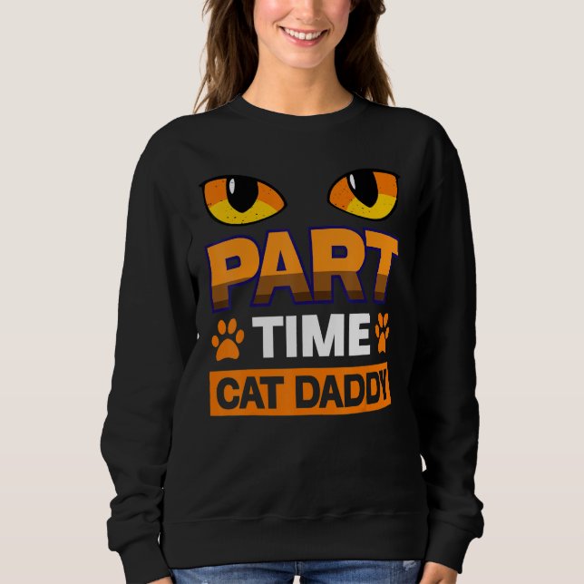 Camiseta Part Time Cat Daddy Cat (Frente)