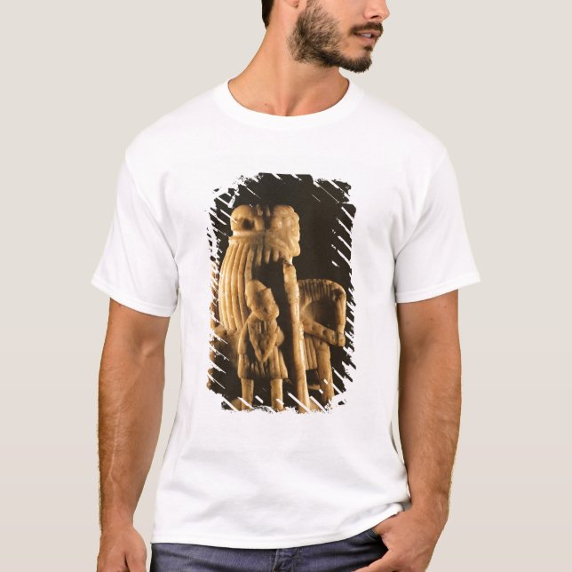Camiseta Parte de xadrez do cavaleiro (Frente)