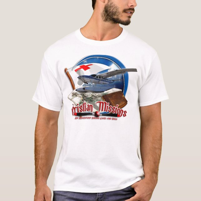 Camiseta Parte dianteira cristã das missões (Frente)