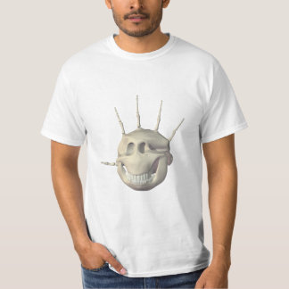 Camiseta Parte dianteira da cabeça da luva do