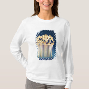 Camiseta Parte dianteira de um pente de Scythian