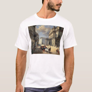 Camiseta Parte dianteira do teatro do La Scala, 1852