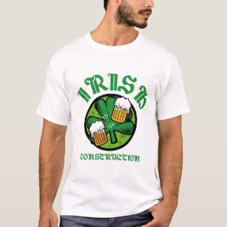 Camiseta Parte dianteira irlandesa da construção