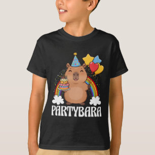 Camiseta Parte divertida Capivara Festa de Aniversário Cria