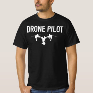 Camiseta Parte piloto 107 do UAV UAS FAA Quadcopter do