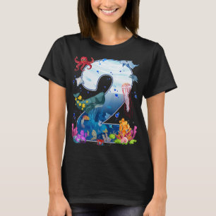 Camiseta Parte segundo aniversário Oceano 2 anos - Águas de