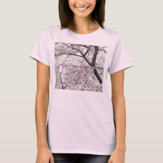 Camiseta Parte superior cabida senhoras das flores de