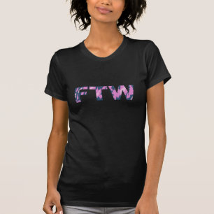 Camiseta Parte superior cor-de-rosa de FTW Camo