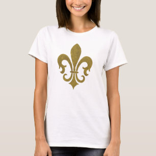 Camiseta Parte superior da flor de lis