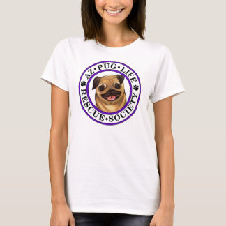 Camiseta Parte superior do tanque AZ Pug Life com logotipo