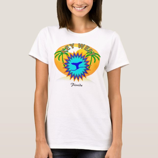 CAMISETA PARTE SUPERIOR DOS ESPAGUETES DE KEY WEST (Frente)