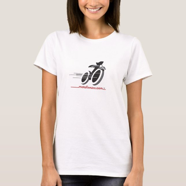Camiseta Parte superior dos espaguetes de MotoFemina (Frente)