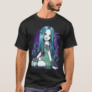 Camiseta Parte superior feericamente da arte de Lilly da