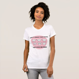 Camiseta Parte superior ilustrada mulheres do humor da