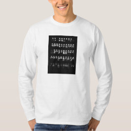 Camiseta Parte superior longa da Capa dos homens urbanos