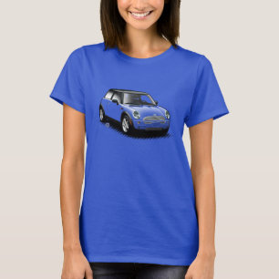 Camiseta Parte superior moderna das senhoras do carro da