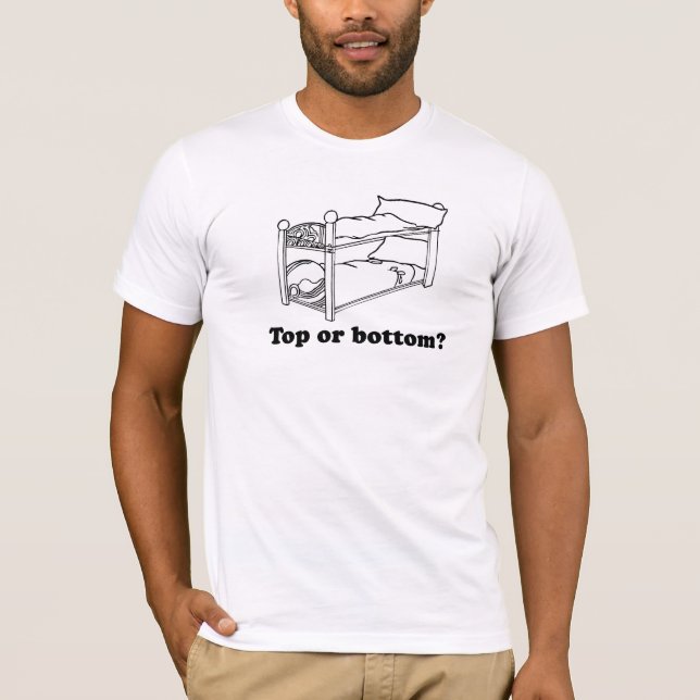 Camiseta Parte superior ou parte inferior (Frente)